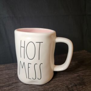 Rae Dunn 'Hot Mess' Mug with Pink Interior